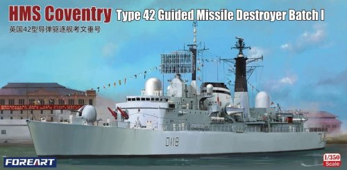 Go to product Fore Art 3002 - 1:350 HMS Coventry Type 42 Guided Missile Destroyer Batch I