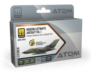 Ammo Mig 20935 - Atom Modern Luftwaffe Aircraft Vol 1 paint set