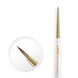 Ammo Mig 8717 - Collection Brushes Conical Ø1 brush