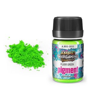 Ammo Mig 3033 - Fluor Green Pigment 35 ml