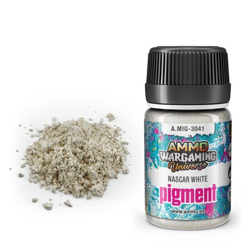 Go to product Ammo Mig 3041 - Nascar White Pigment 35 ml