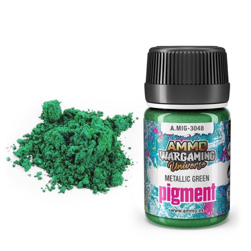 Go to product Ammo Mig 3048 - Metallic Green Pigment 35 ml