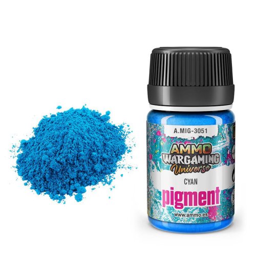 Go to product Ammo Mig 3051 - Cyan Pigment 35 ml