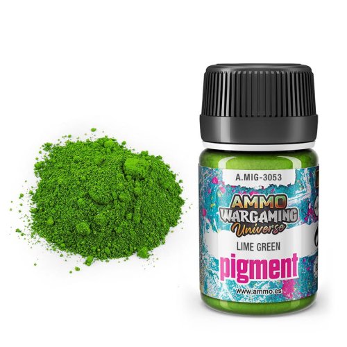 Go to product Ammo Mig 3053 - Lime Green Pigment 35 ml