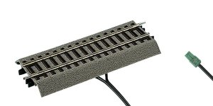 Roco 42517 H0 – Straight Track G1/2 115 mm with Digital Power Feed, RocoLine with rubber bedding