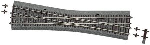 Roco 42591 H0 – EKW10 Crossover Turnout RocoLine with Rubber Bedding