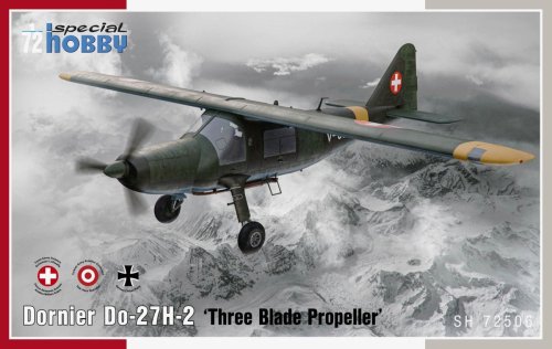 Go to product Special Hobby 72506 - 1:72 Dornier Do-27H-2 Three Blade Propeller