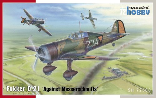 Go to product Special Hobby 72500 - 1:72 Fokker D.21 Against Messerschmitts