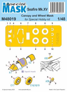 Special Hobby M48019 - 1:48 Seafire Mk.15 Mask