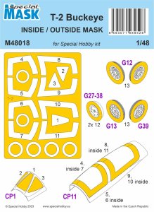 Special Hobby M48018 - 1:48 T-2 Buckeye Mask