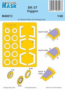 Special Hobby M48013 - 1:48 SK-37 Viggen Mask