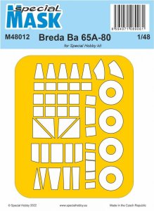 Special Hobby M48012 - 1:48 Breda Ba 65 Mask