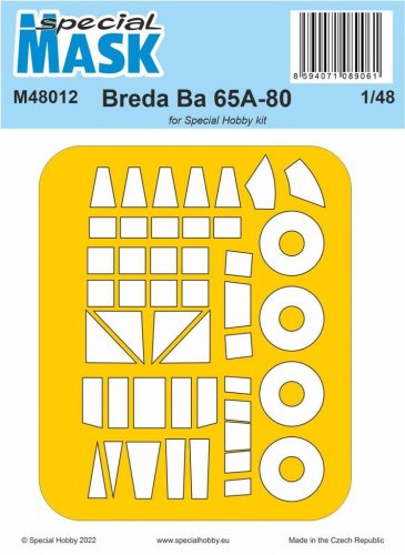 Go to product Special Hobby M48012 - 1:48 Breda Ba 65 Mask