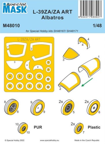Go to product Special Hobby M48010 - 1:48 L-39ZA/ZA ART Albatros Mask