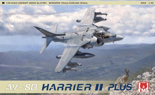 Go to product UMa Model D1001 - 1:48 AV-8B Harrier II Plus