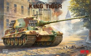 Rye Field Model 5146 - 1:35 Sd.Kfz.182 Tiger King w/ Full Interior