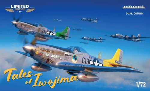 Go to product Eduard 2152 - 1:72 Tales of Iwojima P-51D Mustang Dual Combo Limited Edition