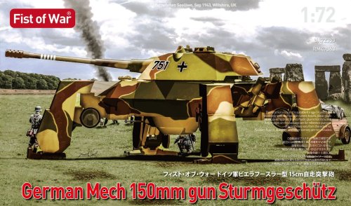 Go to product Modelcollect UA72353 - 1:72 German Mech 150 mm gun Sturmgeschutz - Fist of War