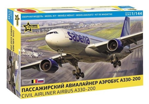 Go to product Zvezda 7047 - 1:144 Airbus A330-200 Civil Airliner