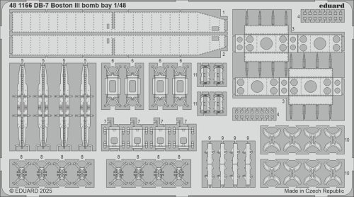 Go to product Eduard 481166 - 1:48 DB-7 Boston III bomb bay