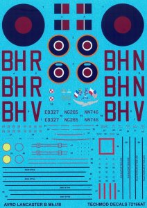 Techmod 72166 - 1:72 Avro Lancaster B Mk I