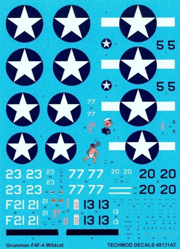 Go to product Techmod 48131 - 1:48 Grumman F4F-4 Wildcat