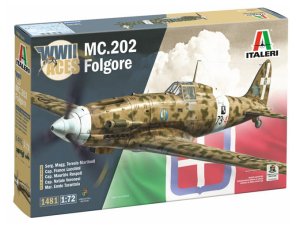 Italeri 1481 - 1:72 MC.202 Folgore WWII Aces