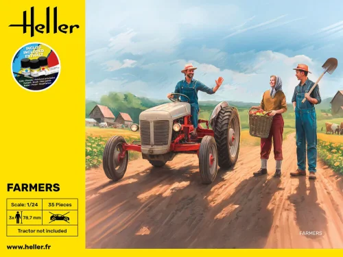 Go to product Heller 58752 - 1:24 Farmers figure with paints