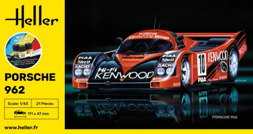 Go to product Heller 56109 - 1:43 Porsche 692 gift set with paints
