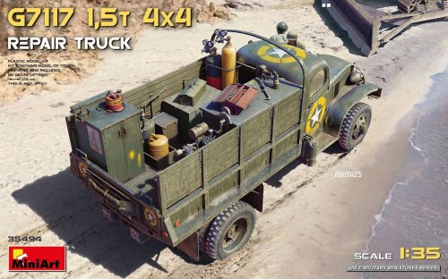 Go to product Miniart 35494 - 1:35 G7117 1,5T 4x4 Repair Truck