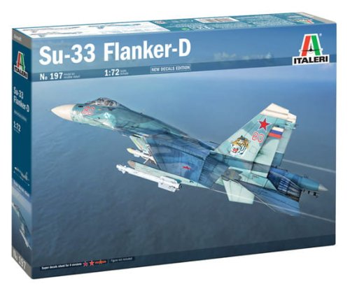 Go to product ITALERI 0197 - 1:72 Sukhoi Su-33 Flanker-D