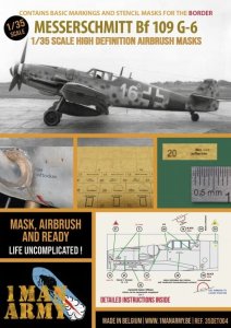 1 Man Army 35DET004 - 1:35 Messerschmitt Bf 109 G-6 - Border