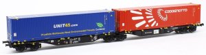 Acme 40394 H0 - Sggmrs PKP Cargo Container Wagon, ep.VI 