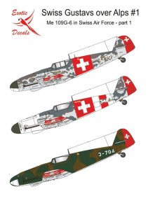 Exotic Decals 32020 - 1:32 Swiss Gustavs Over Alps #1 Me 109G-6 in Swiss Air Force - Part 1