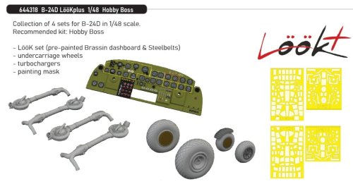 Go to product Eduard 644318 - 1:48 B-24D LööKplus
