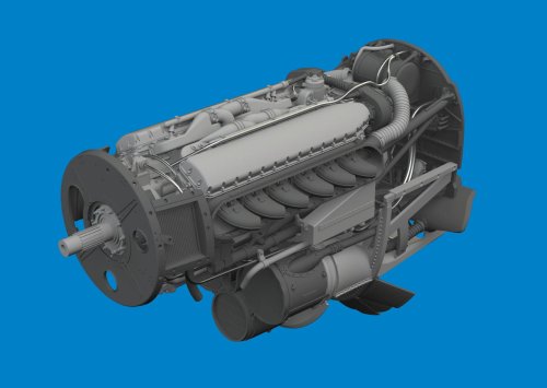 Go to product Eduard 6481130 - 1:48 P-40N engine Print 3D