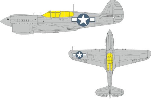 Go to product Eduard EX1134 - 1:48 P-40N US national insignia