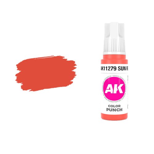 Go to product AK Interactive 11279 - Sun Red Color Punch 17 ml