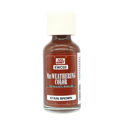 Go to product Mr.Hobby EWC03 - Wash Mr. Weathering Color Stain Brown 40 ml