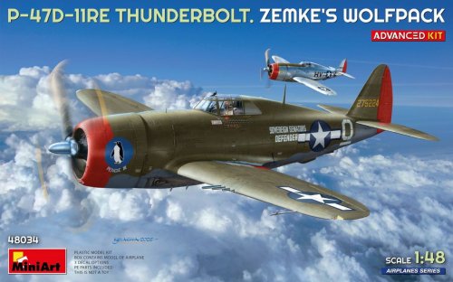 Go to product Miniart 48034 - 1:48 P-47D-11RE Thunderbolt Zemke's Wolfpack Advanced Kit