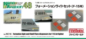 Fine Molds NC16 - 1:48 Formation light and Chaff / Flare dispensers for F-15 Jet fighter