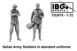 IBG 72U075 - 1:72 Italian Army Soldiers in standard uniforms
