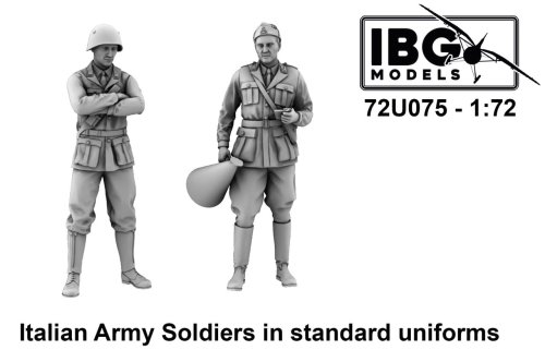 Go to product IBG 72U075 - 1:72 Italian Army Soldiers in standard uniforms