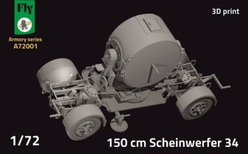 Go to product Fly A72001 - 1:72 150 cm Scheinwerfer 34 3D Print