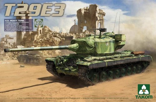 Go to product TAKOM 2064 - 1:35 T29E3 U.S. Heavy Tank