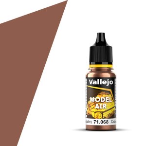 VALLEJO Model Air 71068 - Acrylic paint  Cooper (Metallic) 17 ml
