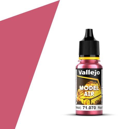 Go to product VALLEJO Model Air 71070 - Acrylic paint  Signal Red (Metallic) 17 ml