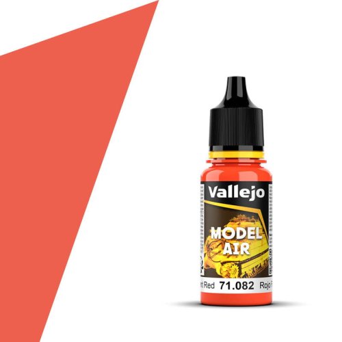 Go to product VALLEJO Model Air 71082 - Acrylic paint  Fluorescent Red 17 ml (FS38903 RAL2005)