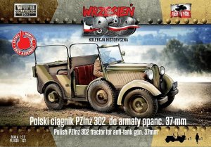 First To Fight 122 - Wrzesień 1939 - 1:72 Polski ciągnik PZInż 302 do armaty ppanc. 37 mm - Gazetka w zestawie z modelem