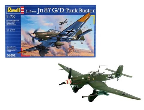 Go to product Revell 74692 - 1:72 Junkers Ju87 G/D Tank Buster model z farbami
